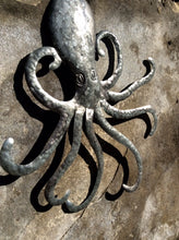 Load image into Gallery viewer, Octopus Tin Metal Wall Art by Shoeless Joe
