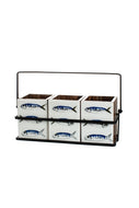 3 Fish Design Triple Kitchen & Dining Caddy by Shoeless Joe