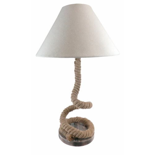 Twisted Rope Feature Table Lamp