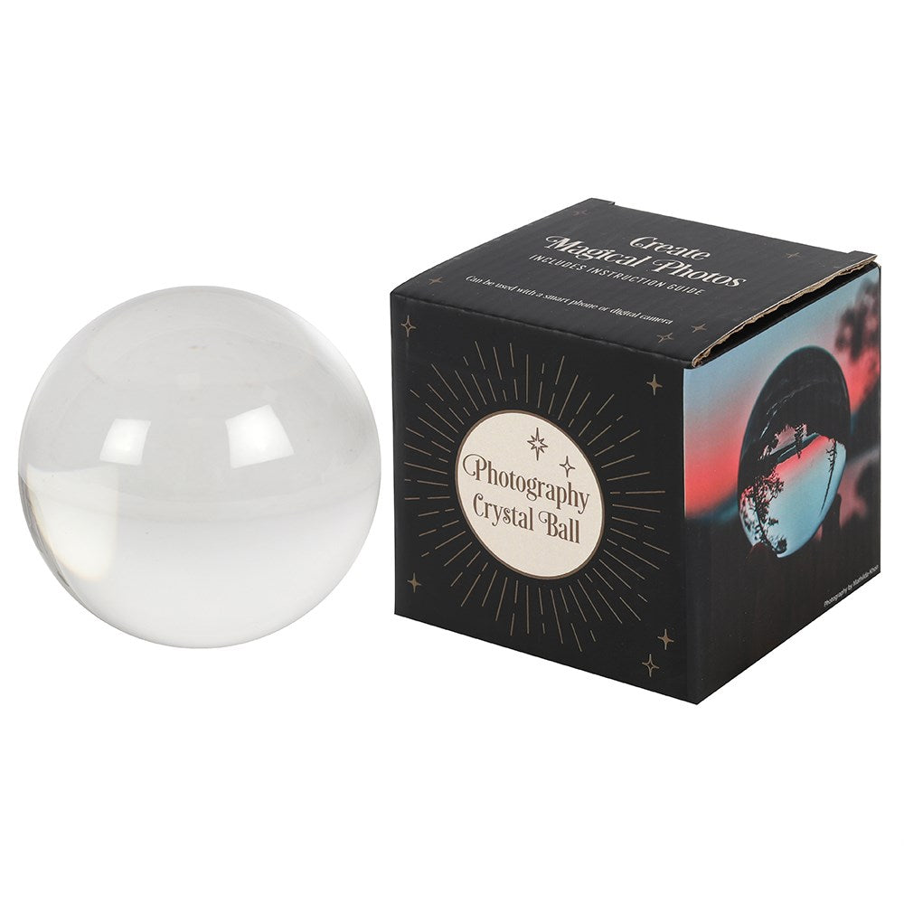 Crystal Ball for Lens Ball Photography and Fortune Telling 8cm