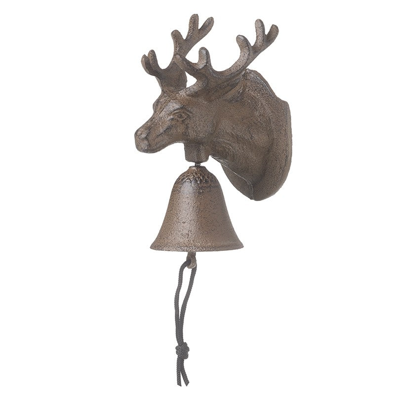 Cast Iron Reindeer Stag Bell