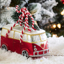 Load image into Gallery viewer, Coming Home for Xmas Love Camper Van Christmas Tree Ornament by Sass &amp; Belle

