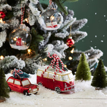 Load image into Gallery viewer, Coming Home for Xmas Love Camper Van Christmas Tree Ornament by Sass &amp; Belle
