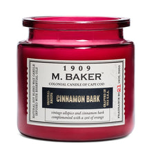 Load image into Gallery viewer, M Baker Colonial Candles of Cape Cod Large 14oz Cinnamon Bark Christmas Holiday Candle
