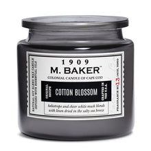 Load image into Gallery viewer, M Baker Colonial Candles of Cape Cod Large 14oz Cotton Blossom Apothecary Candle
