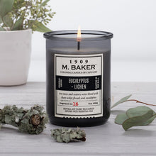 Load image into Gallery viewer, M Baker Colonial Candles of Cape Cod 8oz Eucalyptus &amp; Lichen Apothecary Candle
