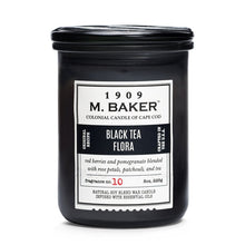 Load image into Gallery viewer, M Baker Colonial Candles of Cape Cod 8oz Black Tea Flora Apothecary Candle
