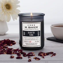 Load image into Gallery viewer, M Baker Colonial Candles of Cape Cod 8oz Black Tea Flora Apothecary Candle
