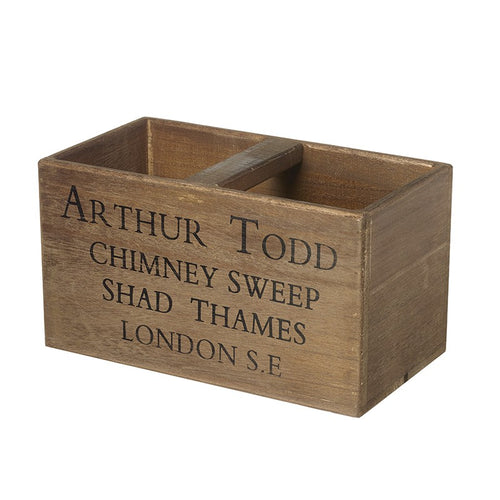Wooden Arthur Todd Chimney Sweep London Wooden Replica Utility Crate by Heaven Sends