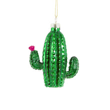 Load image into Gallery viewer, Blossoming Christmas Cactus Sparkling Tree Bauble
