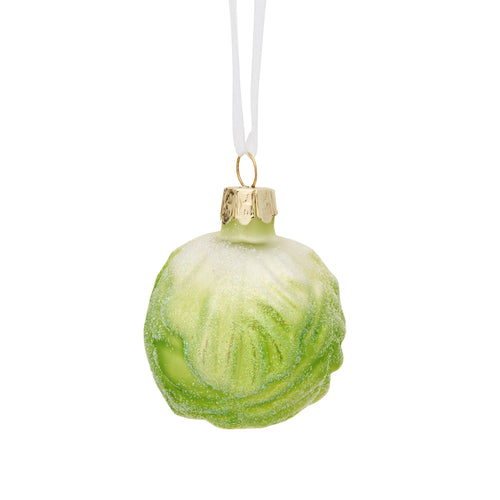 Sparkling Brussel Sprout Christmas Tree Ornament by Sass & Belle