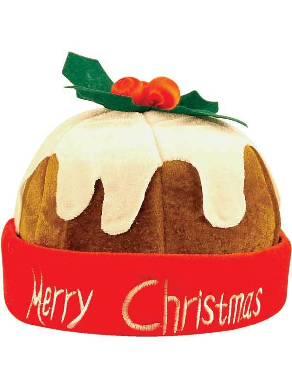 Christmas Pudding Merry Christmas Novelty Hat
