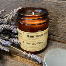 Load image into Gallery viewer, Amber Jar Aromatherapy Candles 100% Natural Soy Wax and Essential Oils Vegan
