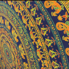 Load image into Gallery viewer, Brahma Fairtrade Mandala Bedspread or Throw - Gold
