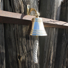 Load image into Gallery viewer, Classic Solid Brass Yacht Bell - Interior or Exterior Use

