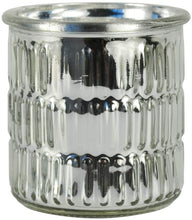 Load image into Gallery viewer, Large Metallic Embossed Silver Jar Hyacinth &amp; Lily  Fragrance Candle by Candlelight
