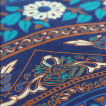Load image into Gallery viewer, Devi Fairtrade Mandala Bedspread or Throw - Blues
