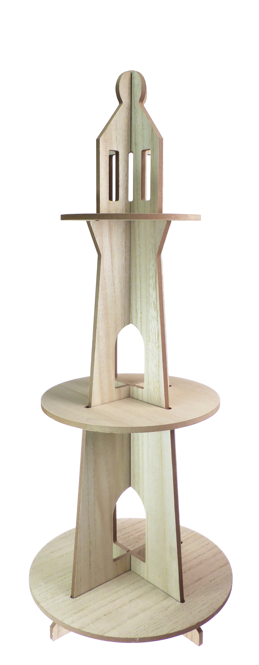 Wooden Lighthouse Display Stand / Shelf Large