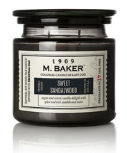Load image into Gallery viewer, M Baker Colonial Candles of Cape Cod Large 14oz Sweet Sandalwood Apothecary Candle
