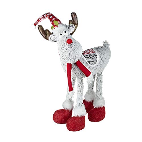 Large Fun Reindeer Freestanding Christmas Display Ornament