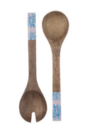 Seaweed Design Wooden Salad Servers by Shoeless Joe